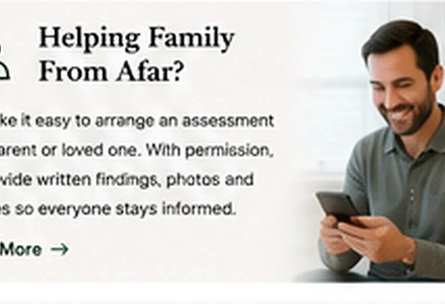Family discussing a home safety plan